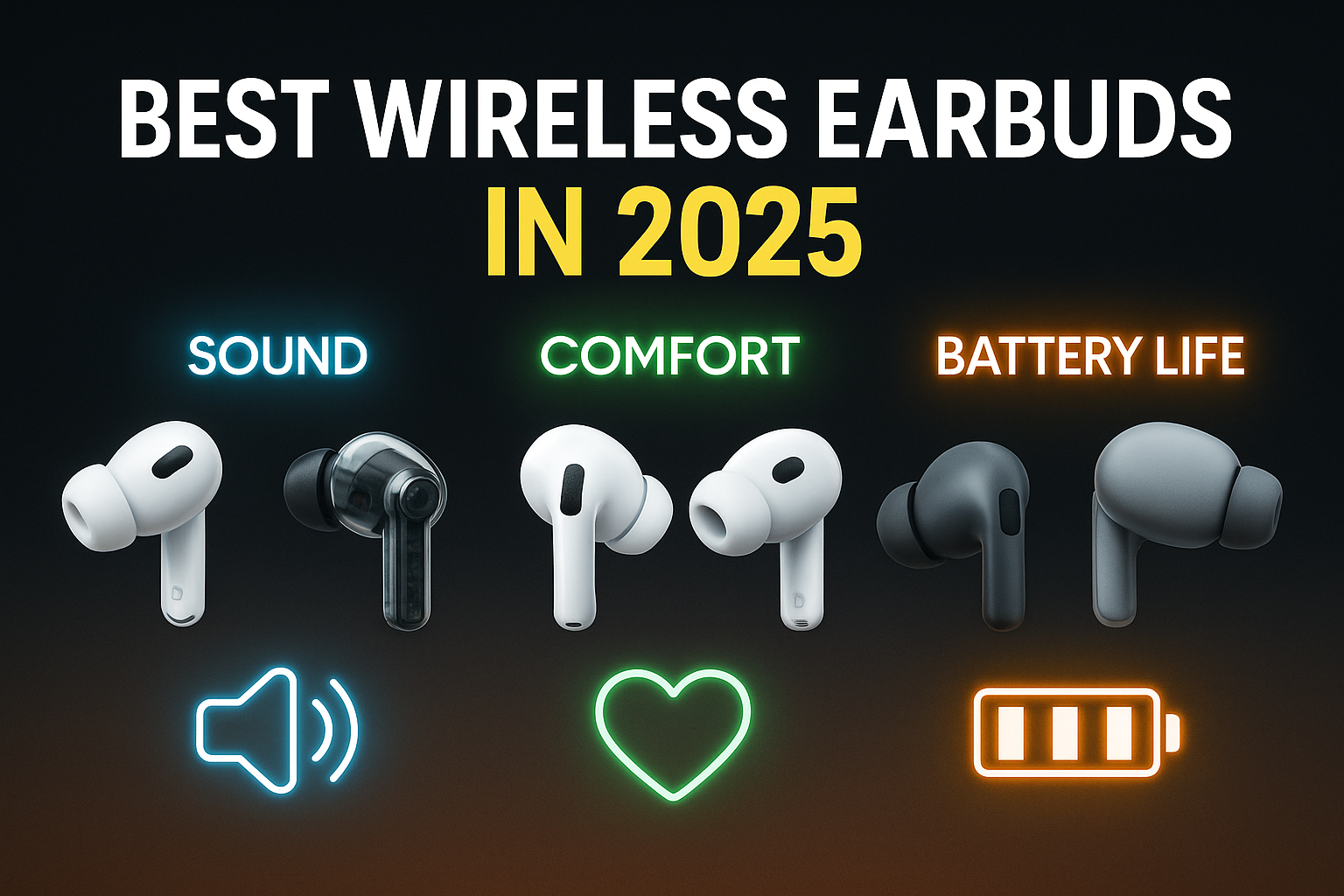 Best Wireless Earbuds in 2025: Sound, Comfort, and Battery Life