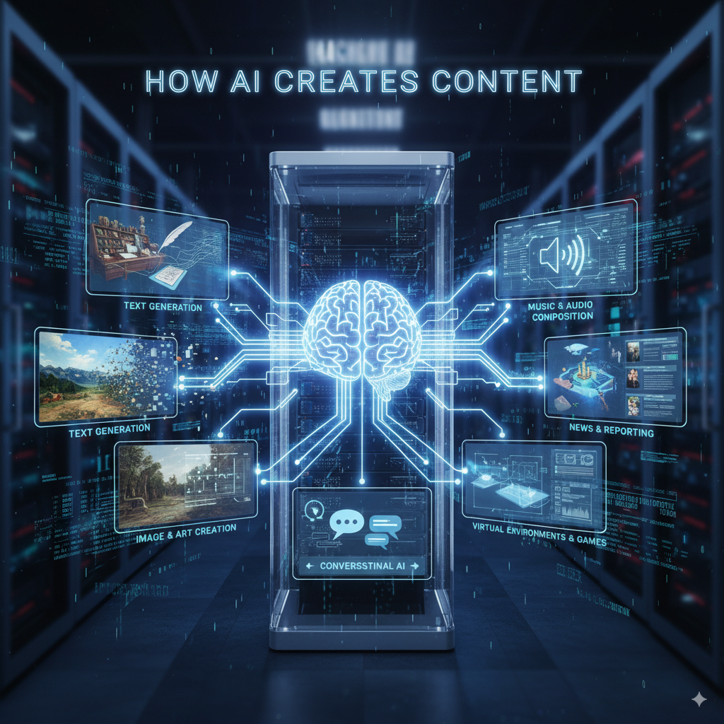 How AI Creates Content